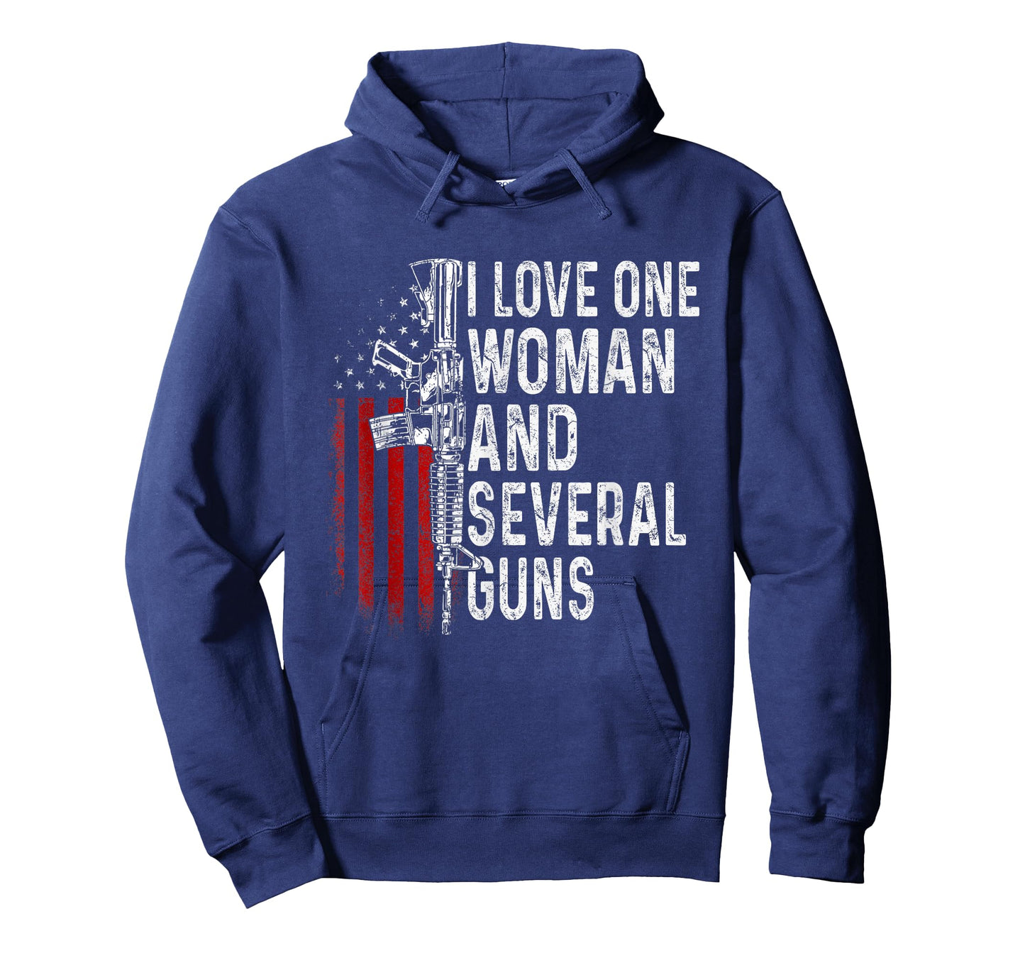 I Love One Woman and Several Guns Funny Husband Gun Lover T-Shirt