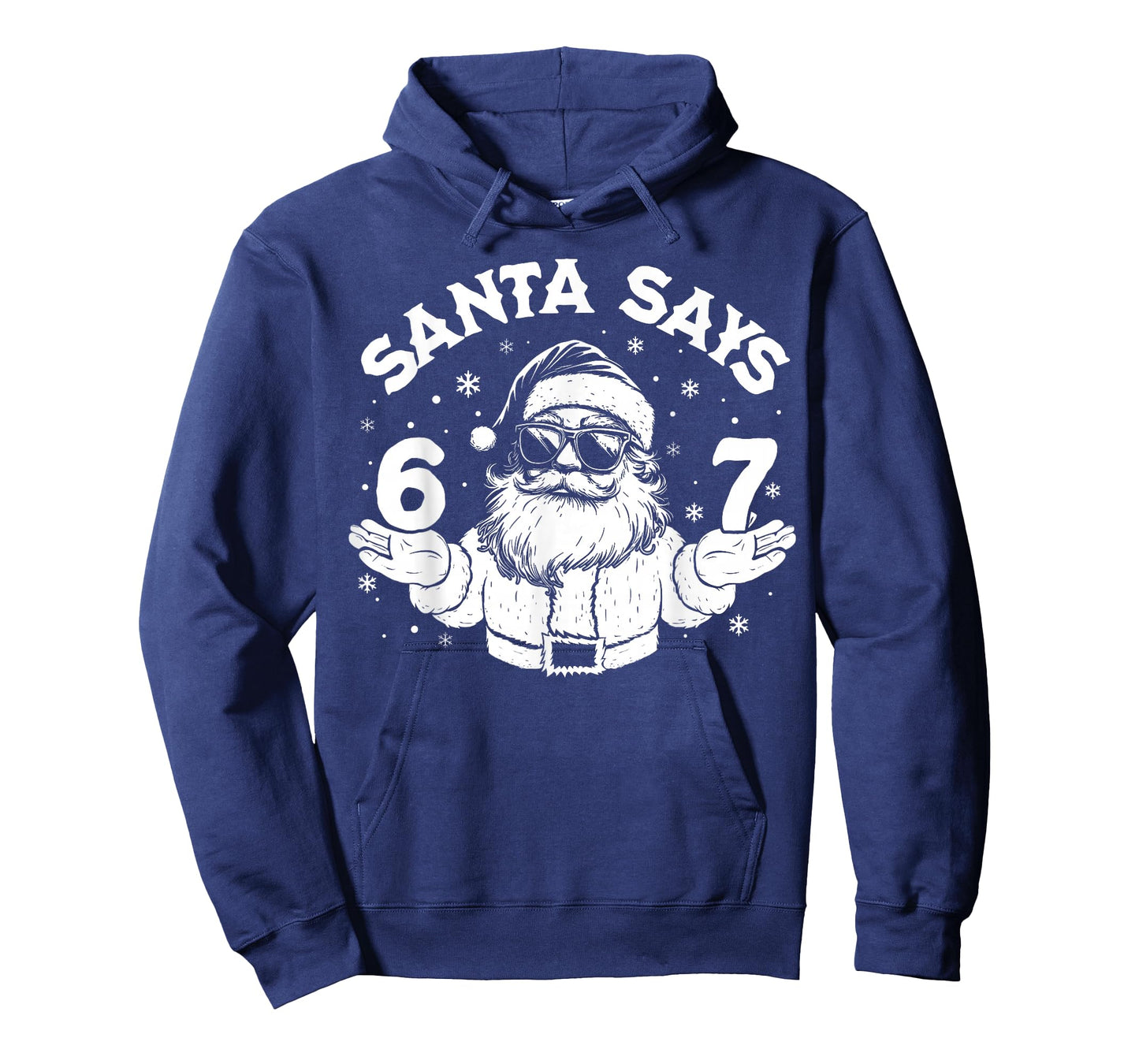 Santa Says Six Seven 6 7 Gen Z Alpha Meme Christmas Holiday T-Shirt