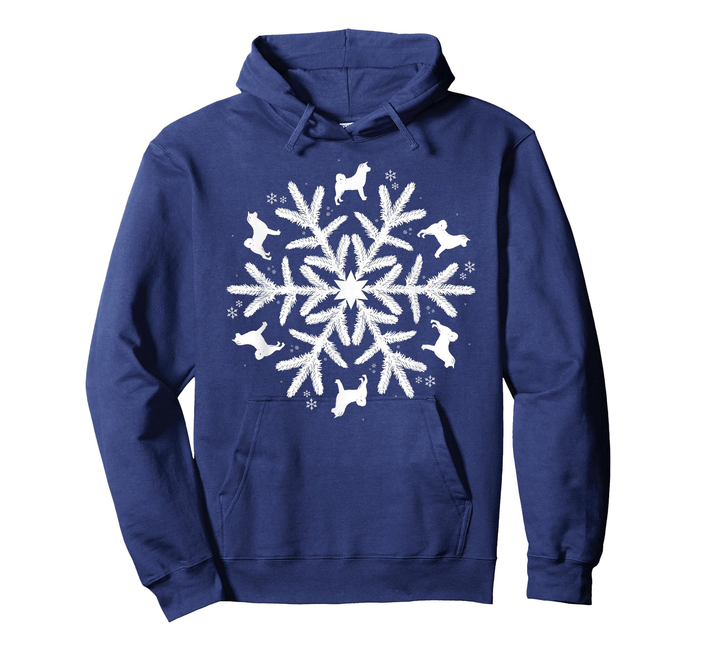 Snowflake Christmas Akita T-Shirt