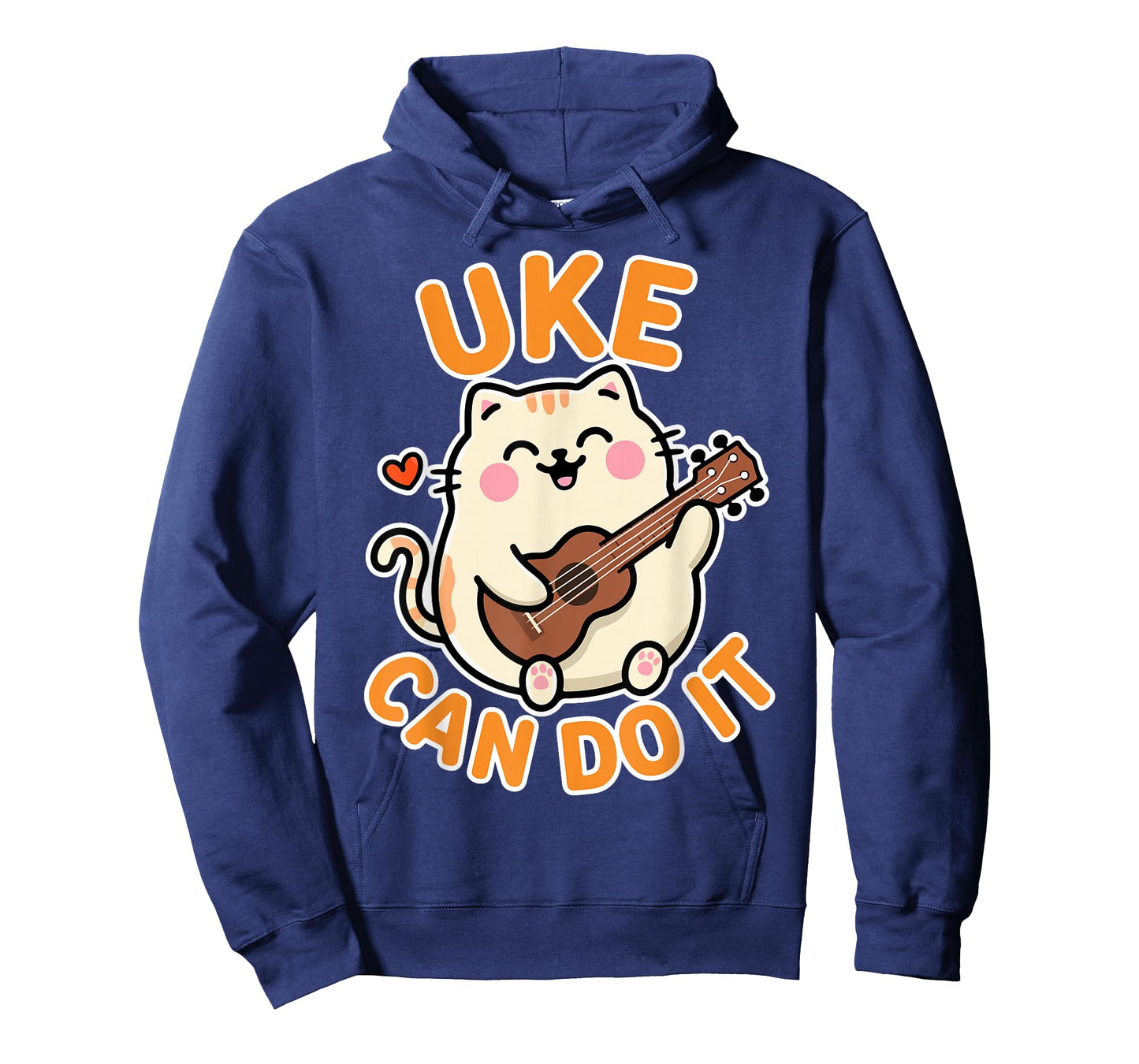 Uke Can Do It - Cat and Uke Lover Ukulele Player Gifts T-Shirt