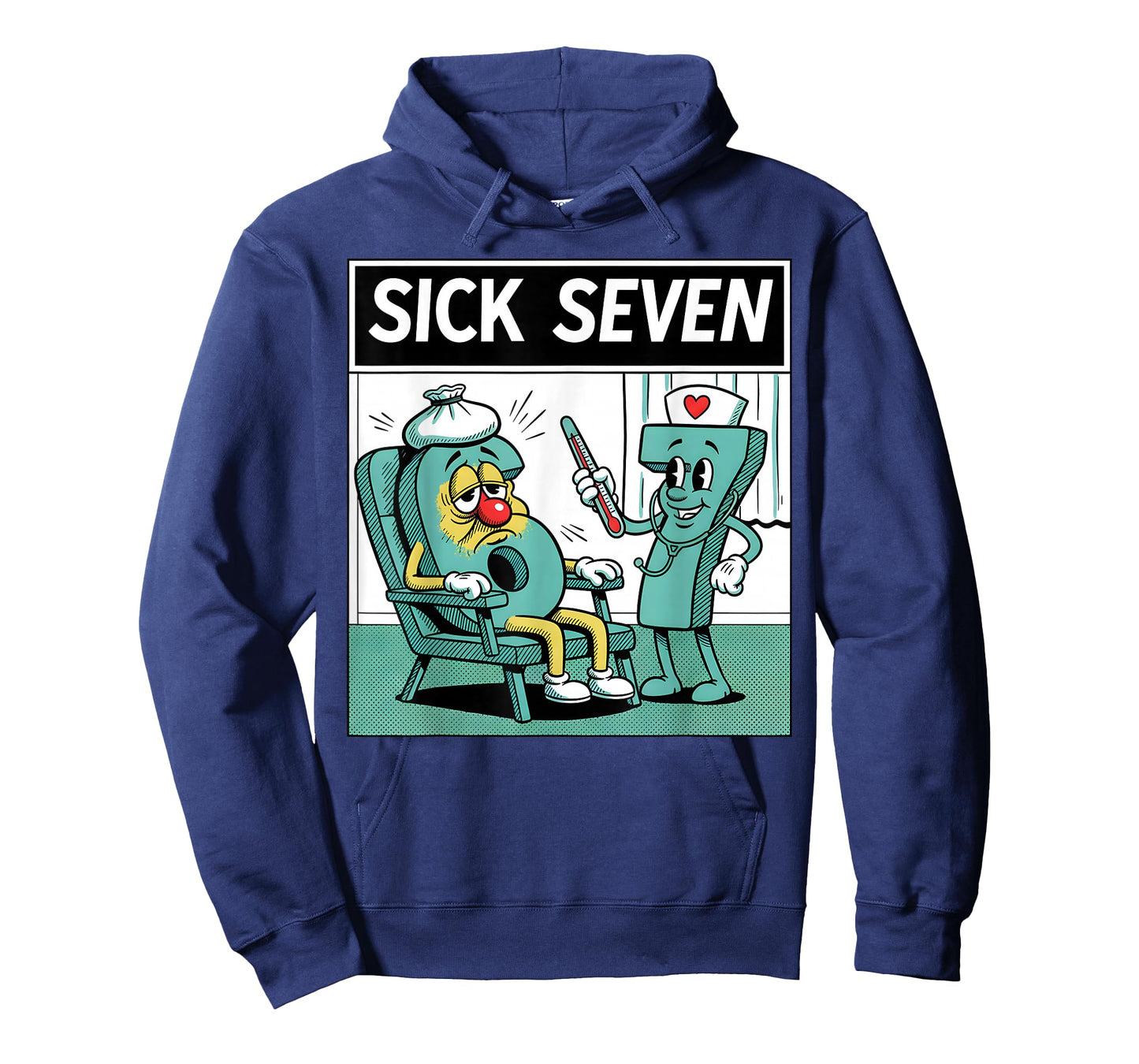 Sick Seven Nurse Funny Nursing 67 Meme Hospital Medical T-Shirt