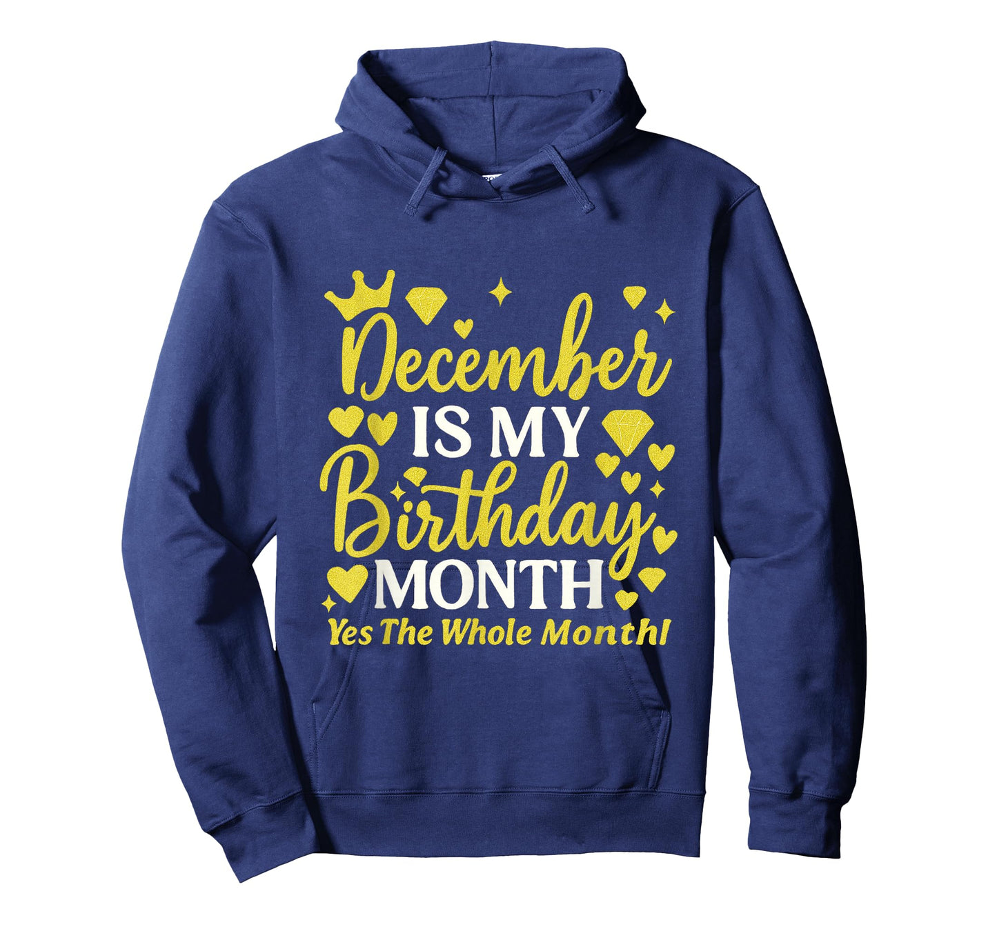 December is My Birthday Yes The Whole Month Women Girls T-Shirt