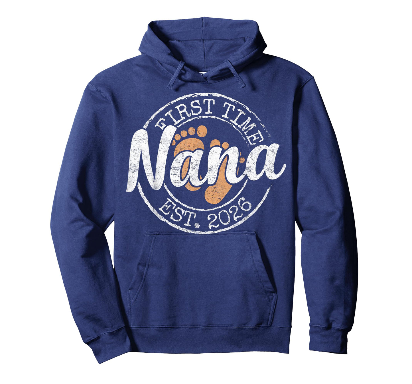 First Time Nana Est 2026 Stamp Soon Promoted to Grandma T-Shirt