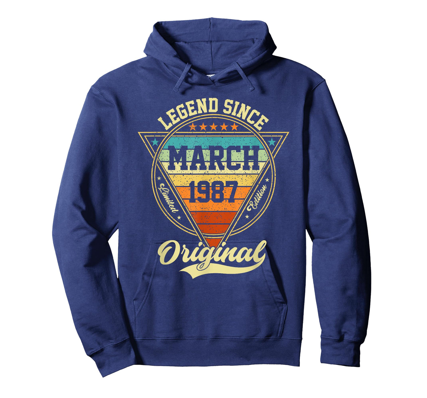Vintage 39th Birthday Legend Since March 1987 T-Shirt