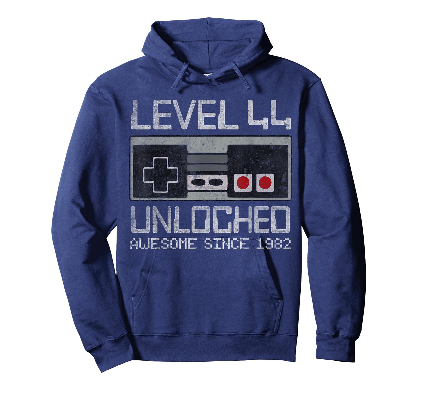 Level 44 Unlocked 44th Birthday 44 Year Old Video Gamer Men T-Shirt