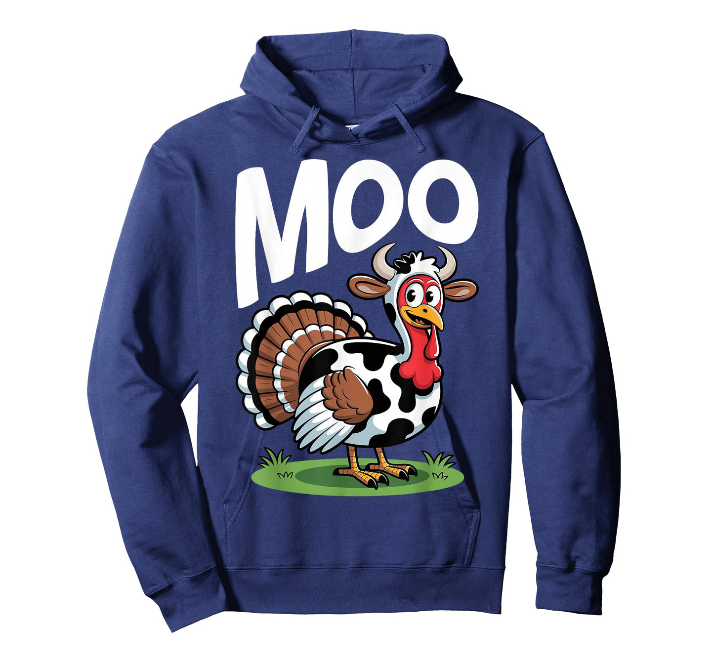 Turkey Moo Funny Thanksgiving Turkey Face Autumn T-Shirt