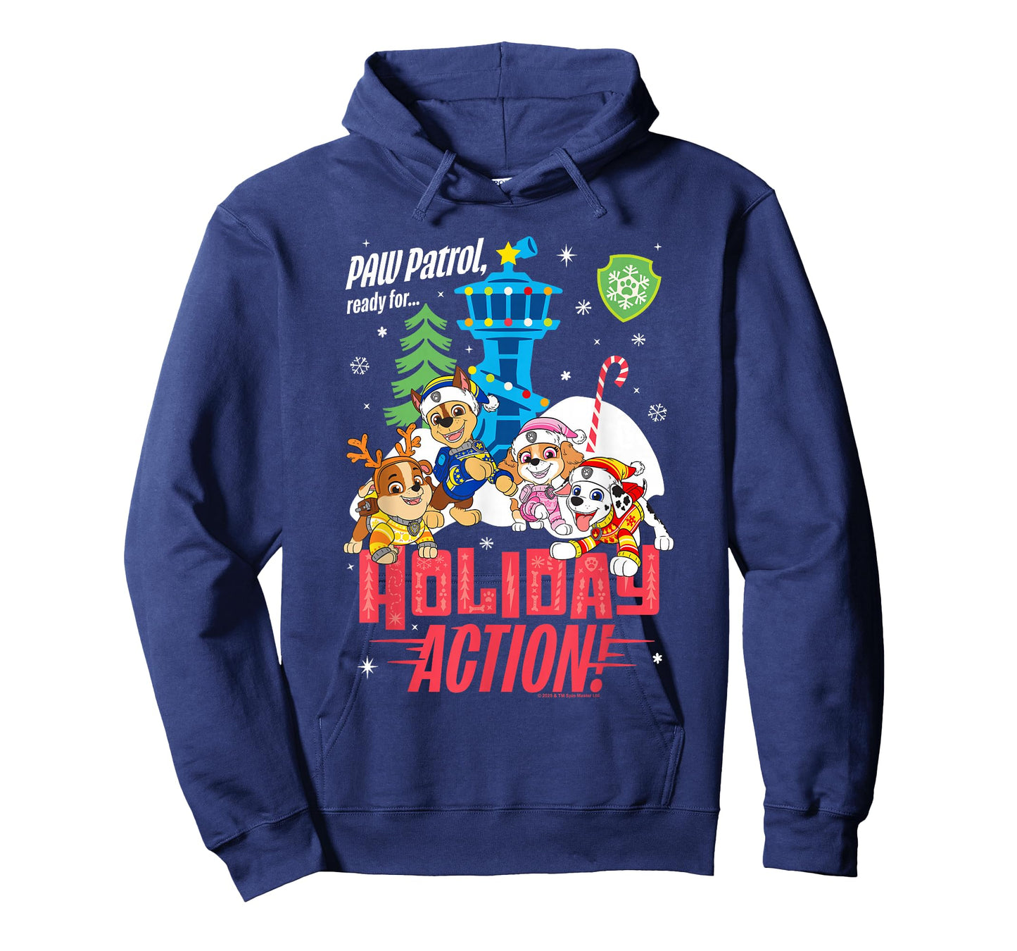 PAW Patrol Christmas Ready for Holiday Action T-Shirt