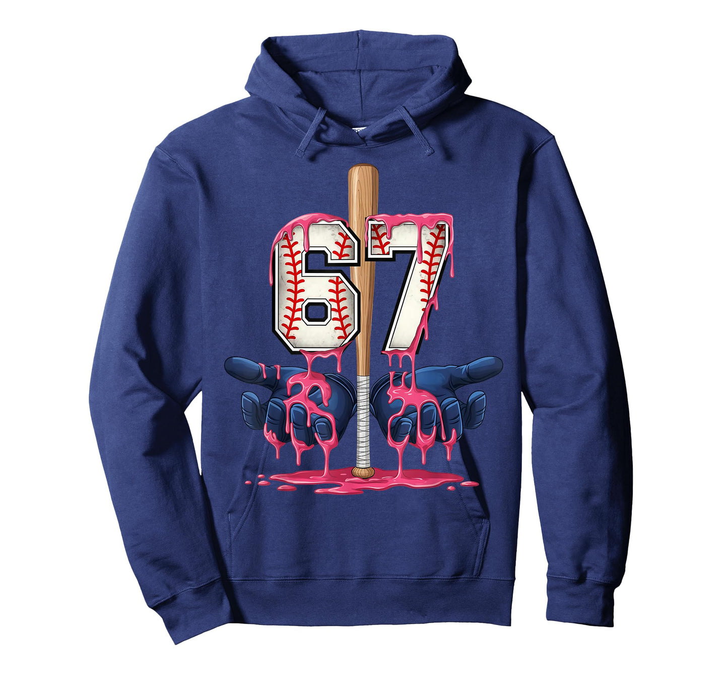 Baseball Lifestyle Shirt Youth Baseball Glove Drip Icecream T-Shirt