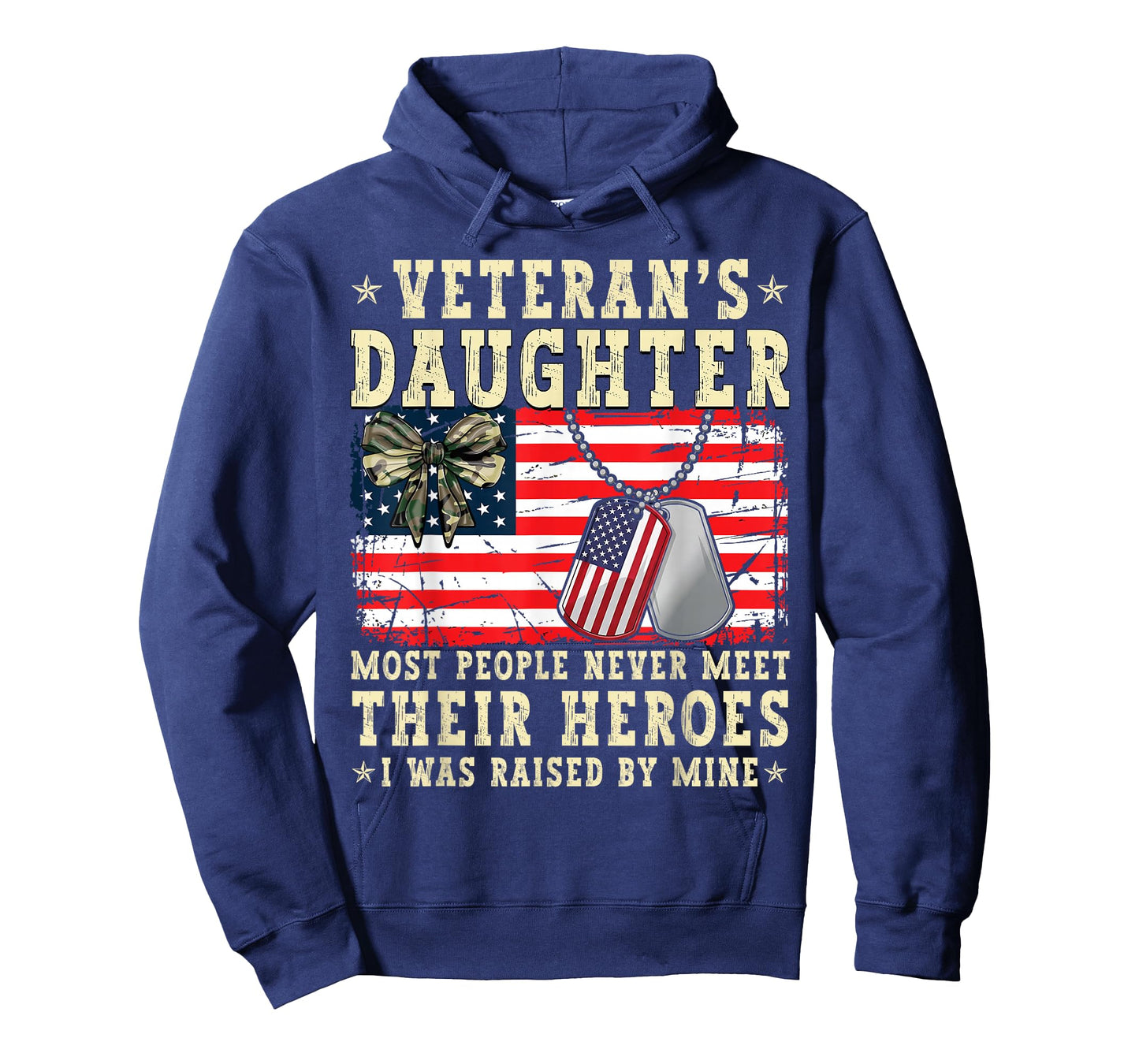 Veteran's Daughter Most People Never Meet Their Heroes USA T-Shirt