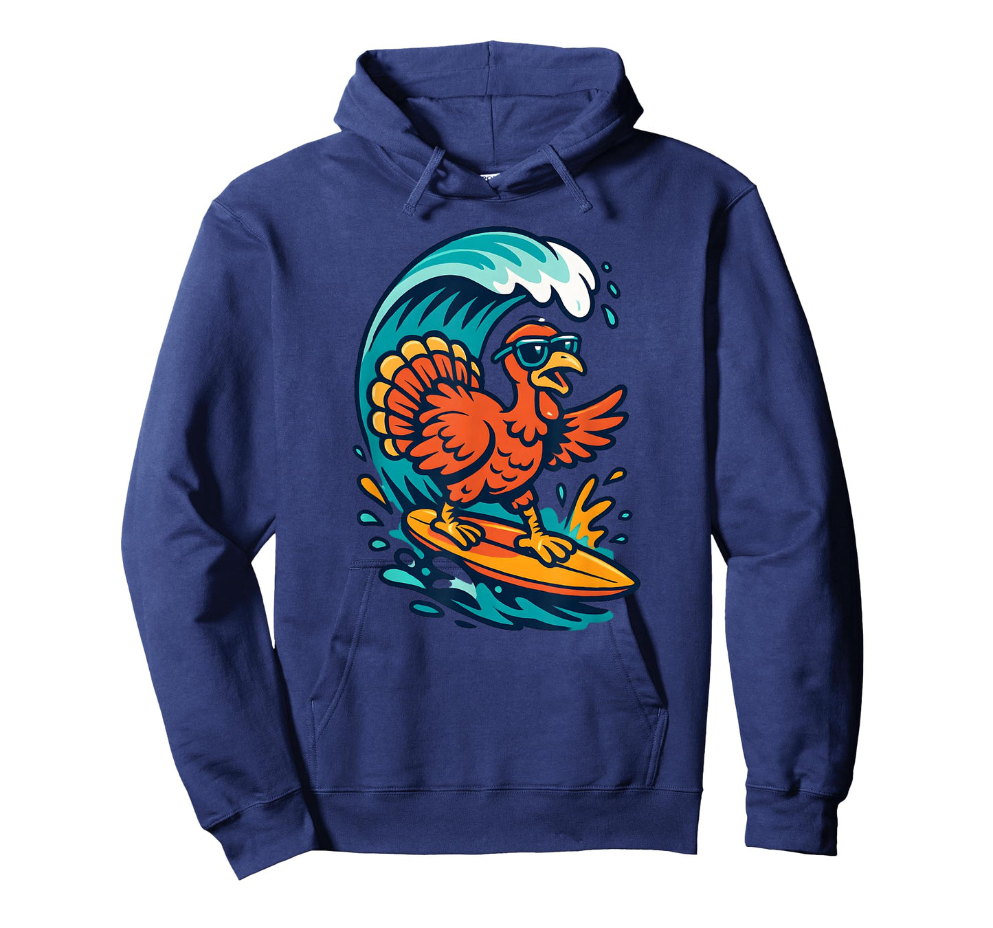 Thanksgiving Turkey Surfer Surfing T-Shirt