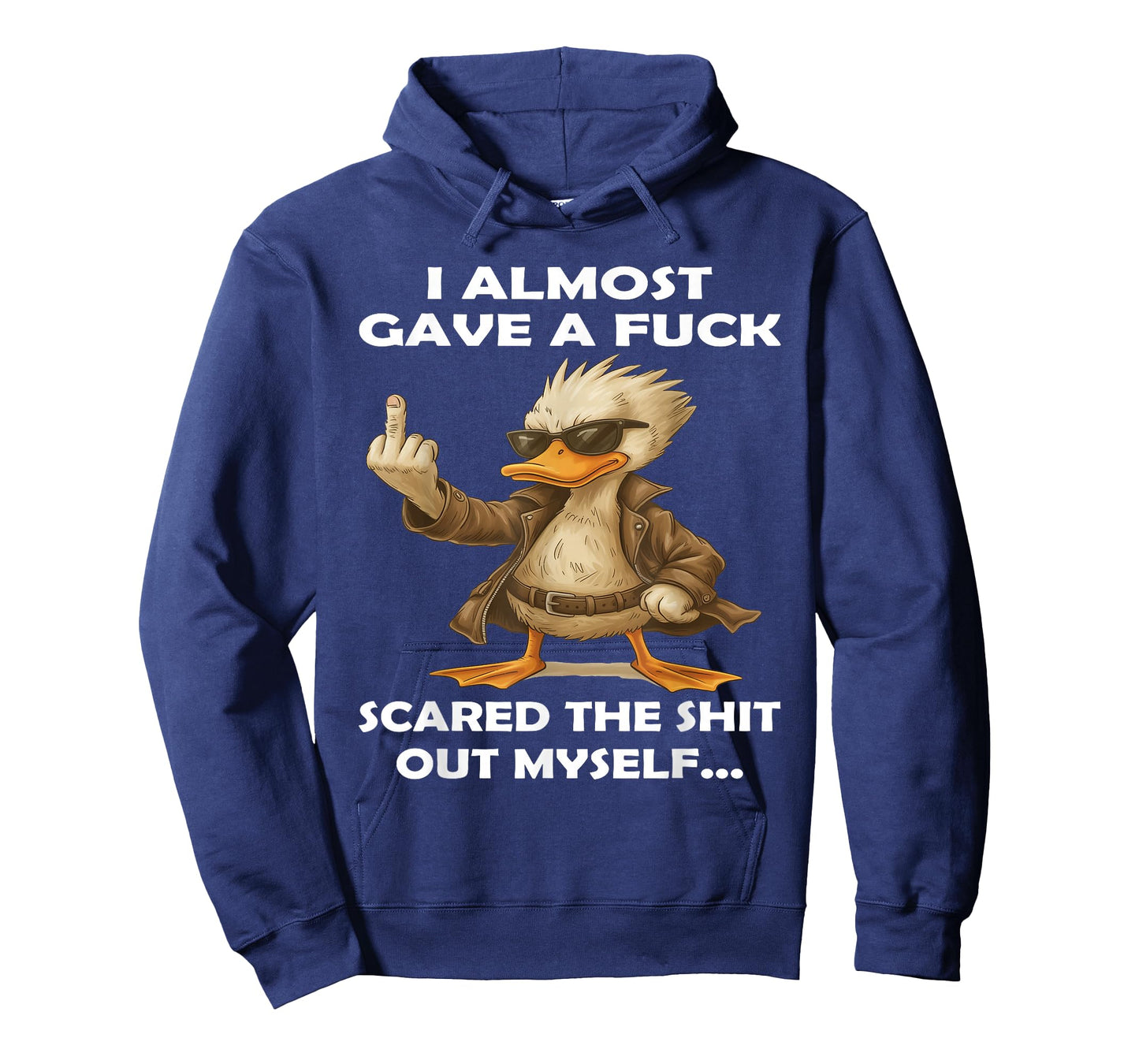 Duck I Almost Gave A Fuck Scared The Shit Out Myself T-Shirt