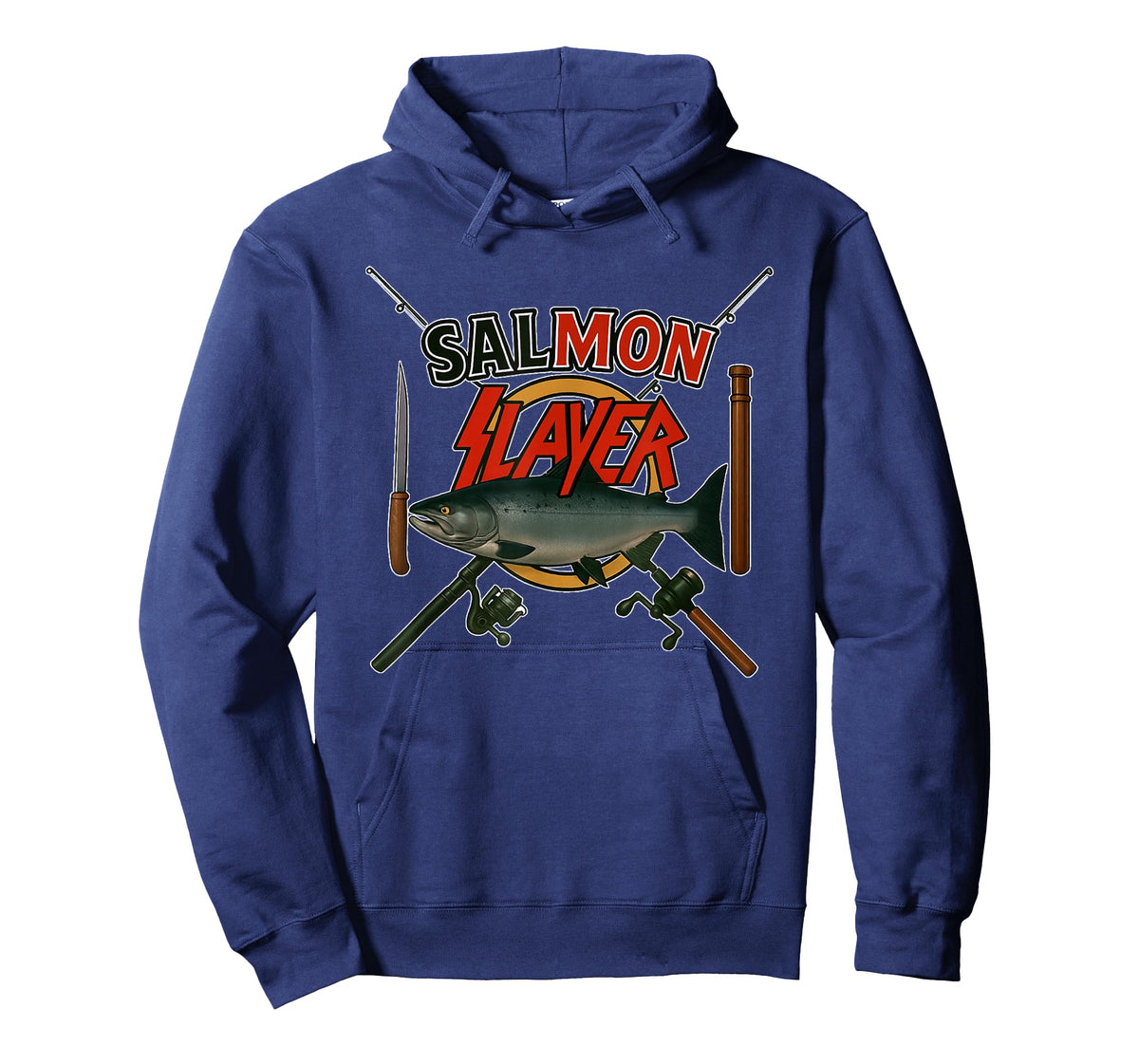 The Salmon Slayer Steelhead and Salmon Fishing T-Shirt