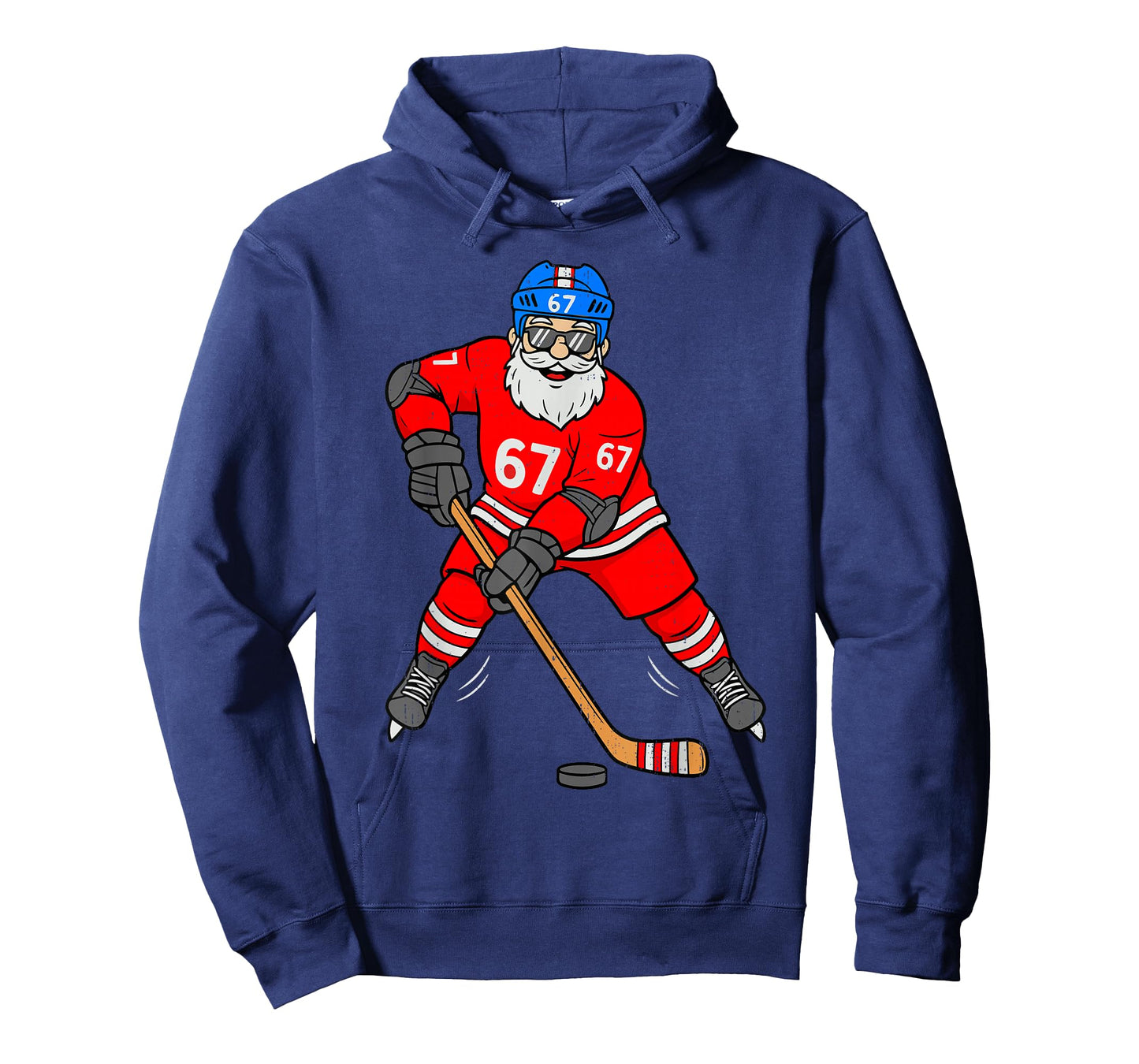 67 Ice Hockey Santa Six Seven Meme Christmas Sport Mens Boys T-Shirt