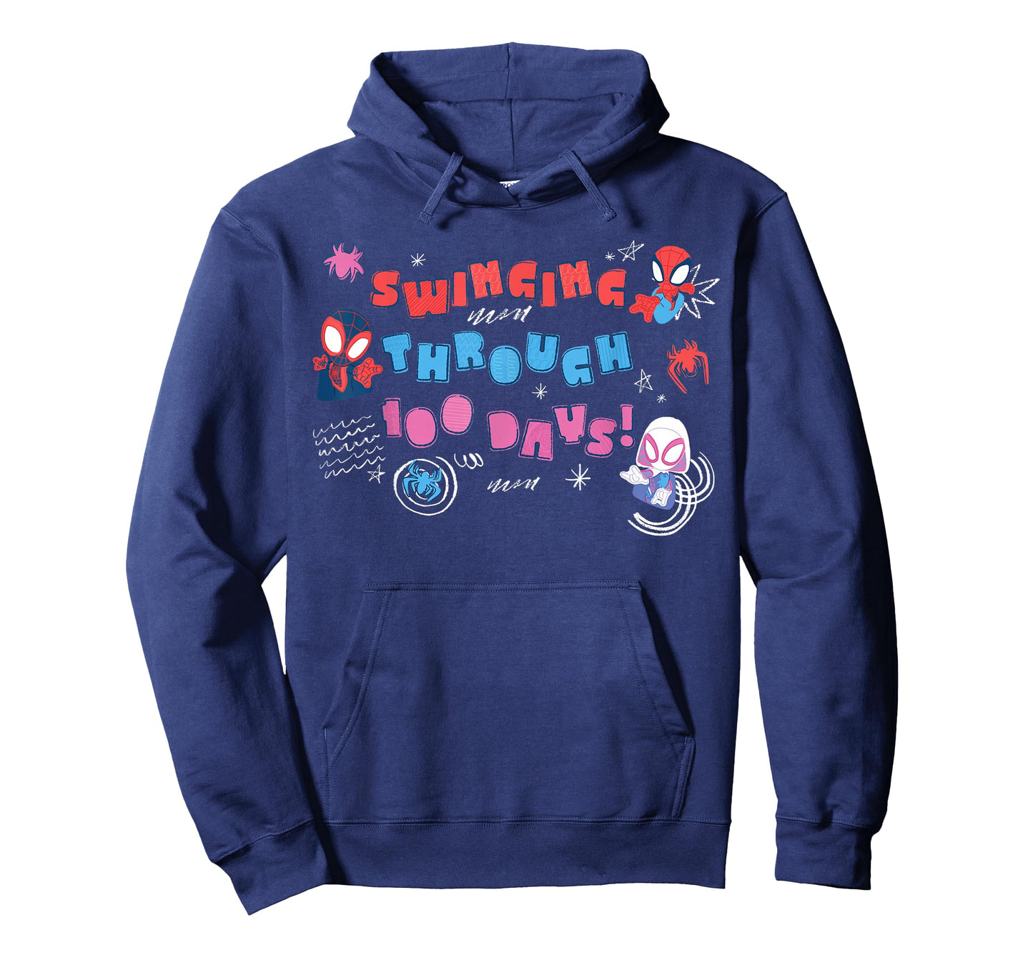 Marvel Spider-Man & Friends 100 Days of School 100th Day T-Shirt