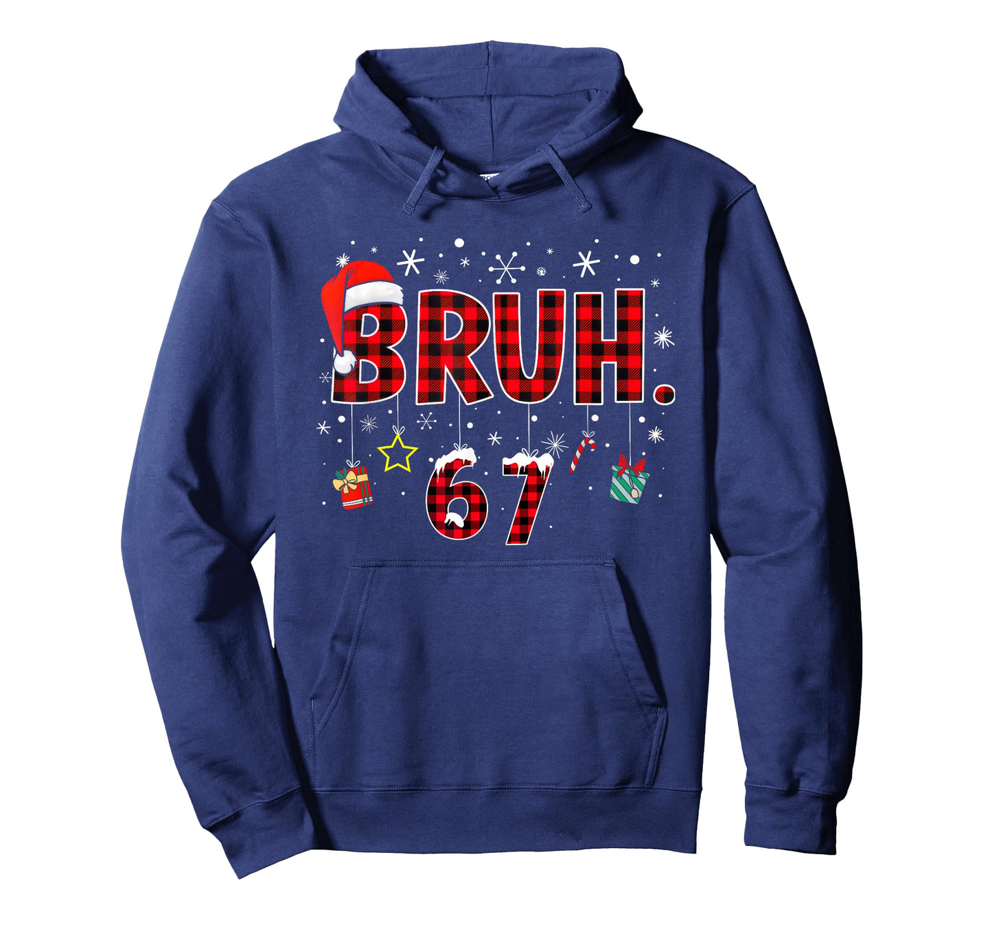 Funny Bruh 67 Christmas Meme Holiday Women Kids Xmas Pajamas T-Shirt