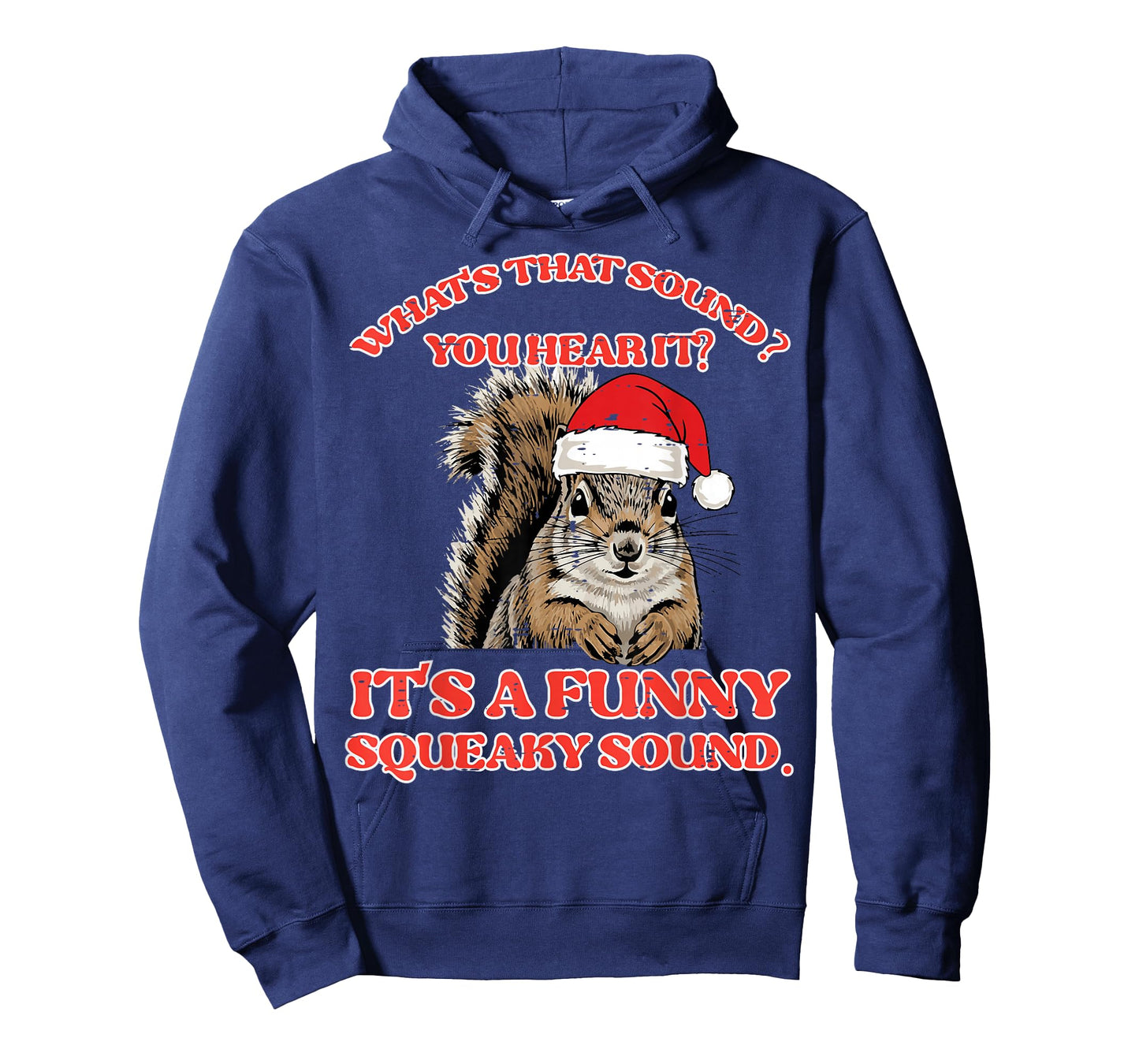 Christmas Squirrel Squeaky Sound Funny Xmas Men Women Kids T-Shirt