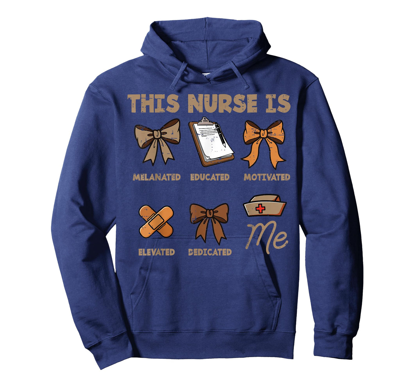 Black History This Nurse Melanated Educated Scrub Top Women T-Shirt