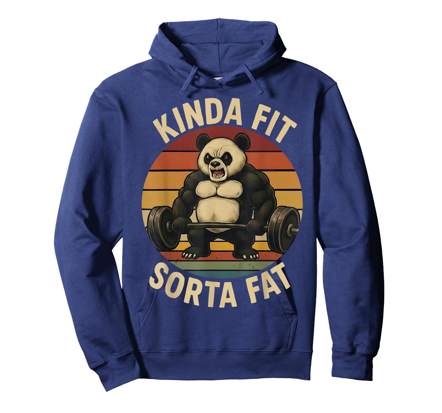 Kinda Fit Sorta Fat Retro Gym Gift for Men Women Kids T-Shirt