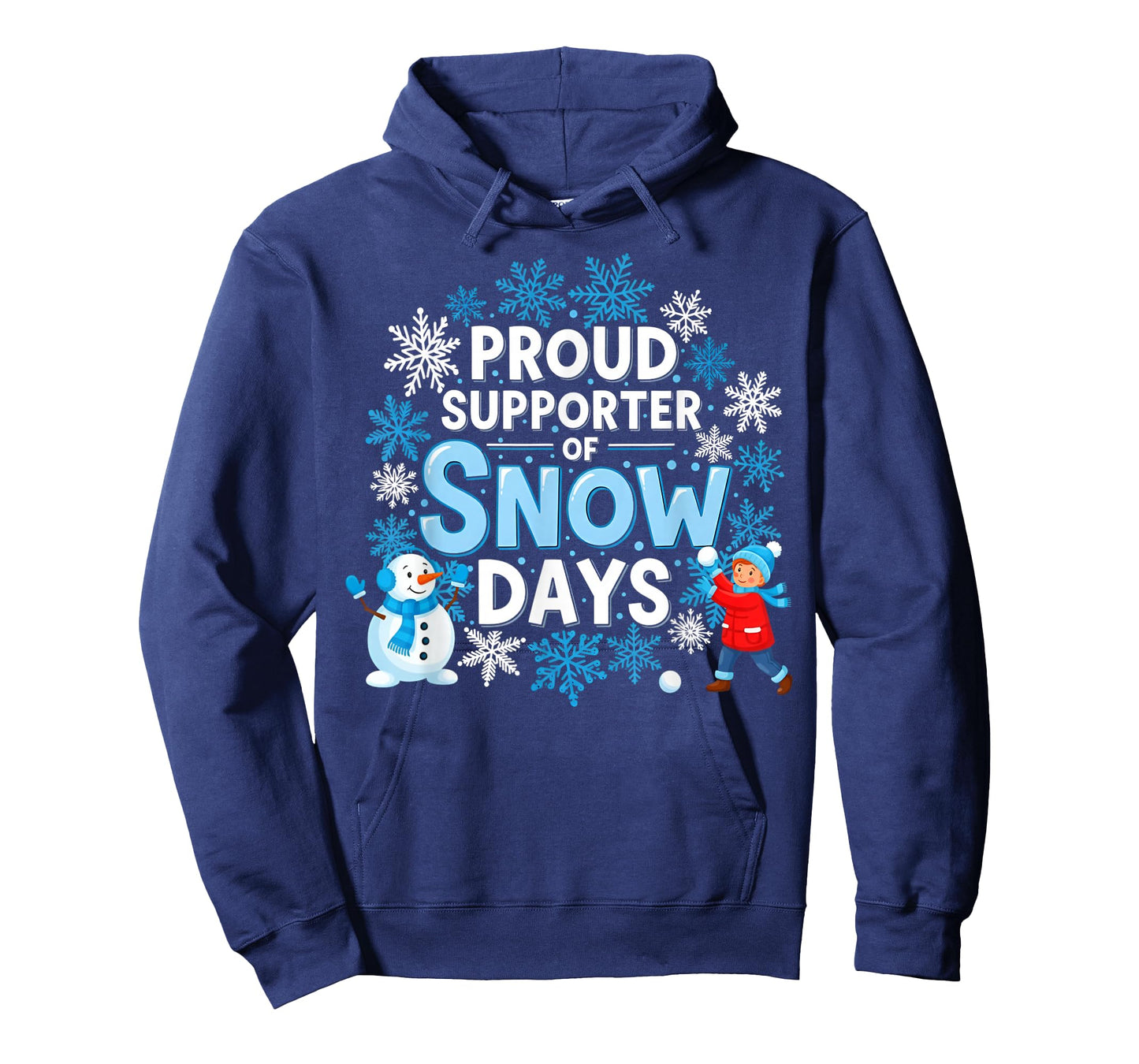 Proud Supporter Snow Days Cozy Winter Vibes Teacher Crew T-Shirt