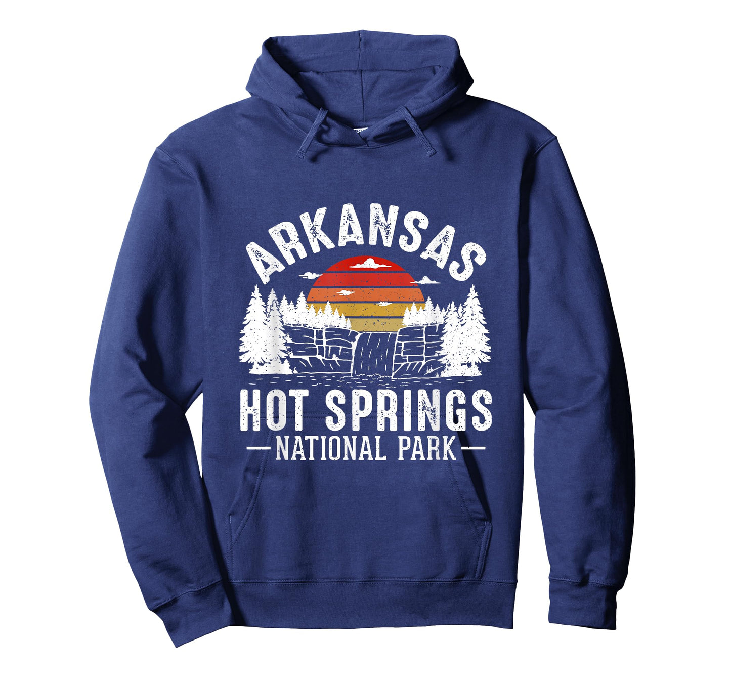 Arkansas Hot Springs National Park Retro Sunset Travel T-Shirt