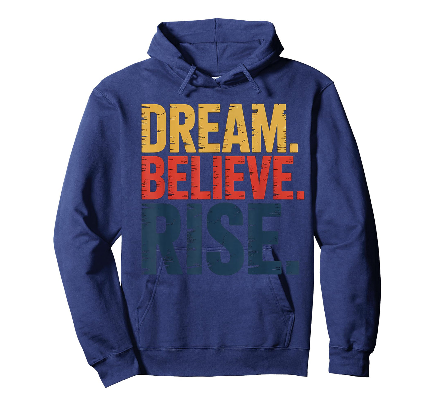 Dream Believe Rise MLK Inspiration Quote T-Shirt