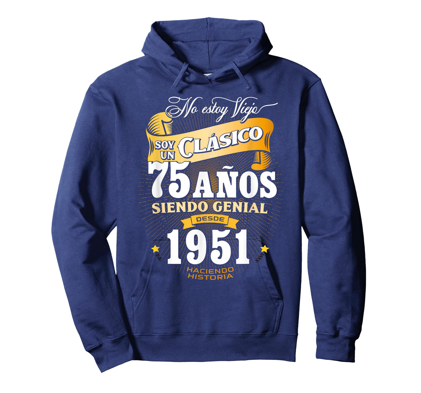Vintage 75th Birthday Men Funny 1951 75 Birthday Spanish T-Shirt