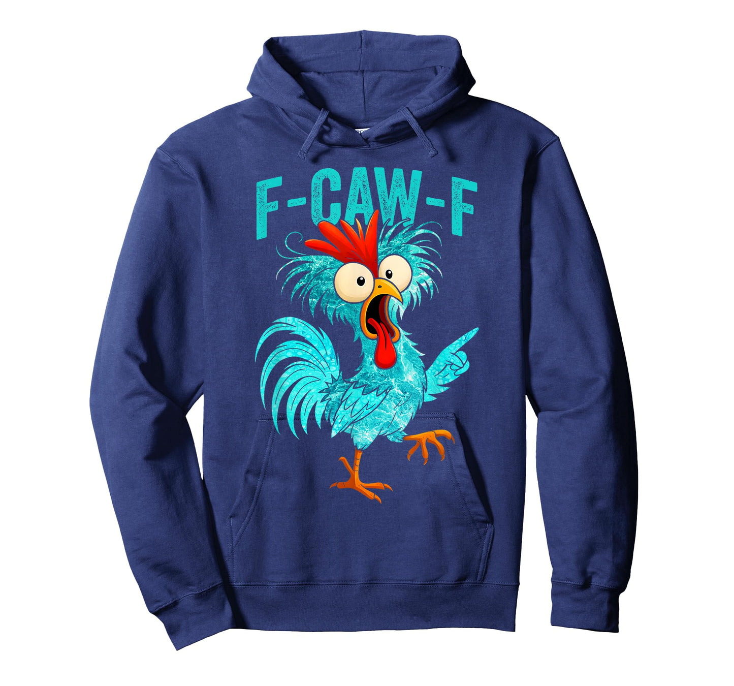 F-CAW-F Funny Rooster Chicken Farm Animal Humor Bird Lovers T-Shirt