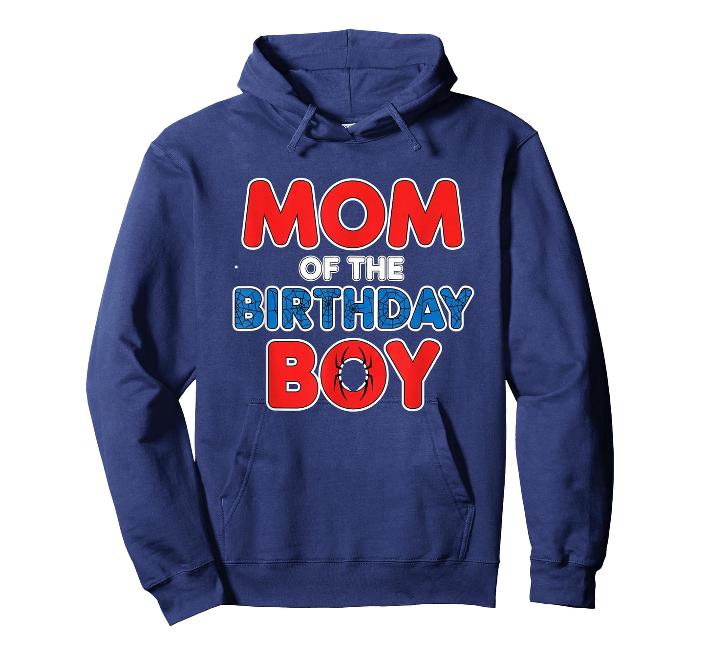 Mom of The Birthday Boy Kids Spider Party Mom T-Shirt