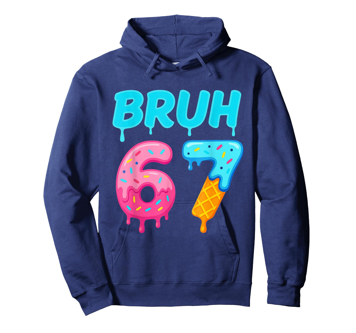 Bruh 67 Drippy Ice Cream Donut Funny Essential T-Shirt