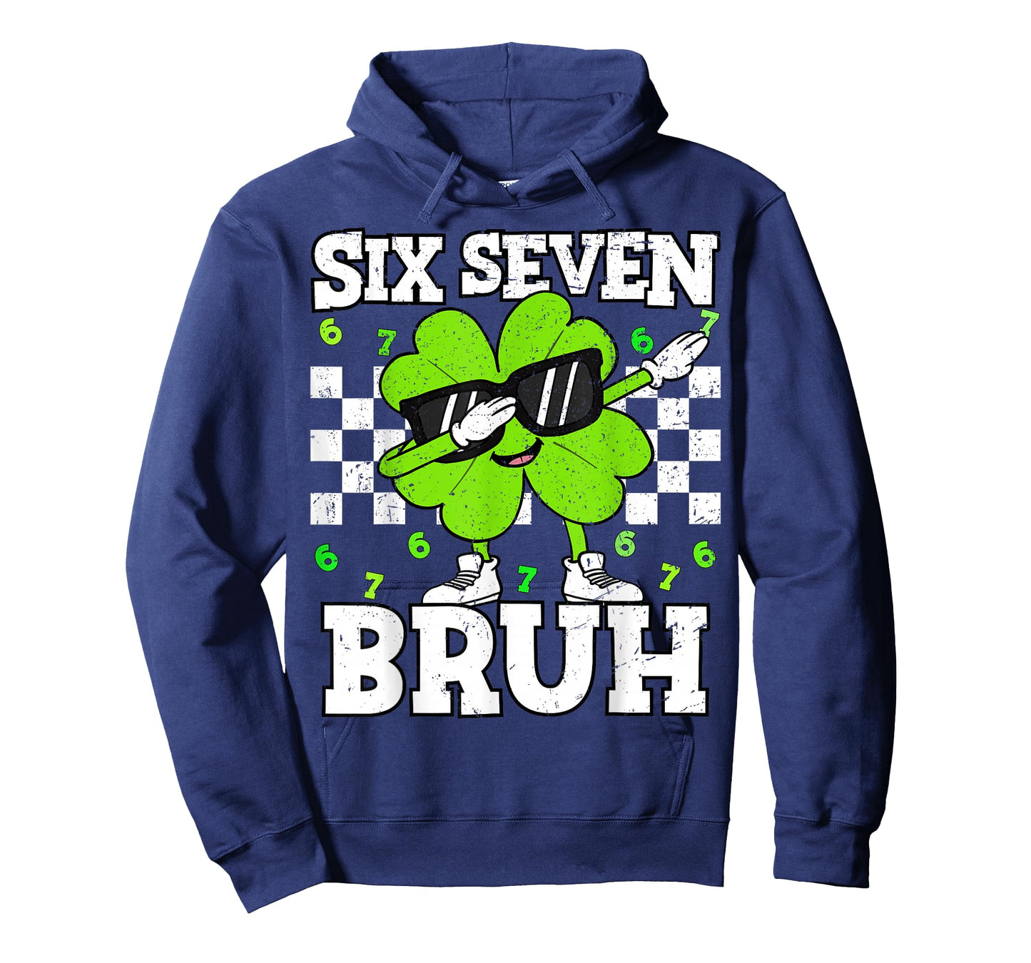 St Patricks Day 67 Six Seven Bruh Dabbing Shamrock Clover T-Shirt