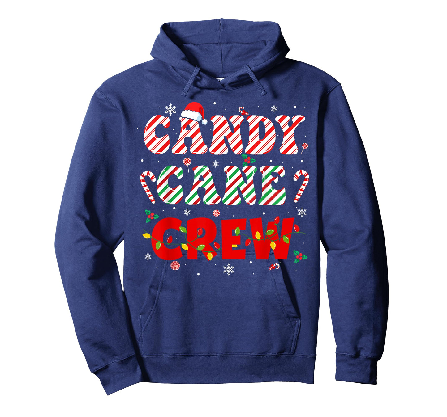 Candy Cane Crew Funny Christmas Holiday Family Men Women Kid T-Shirt