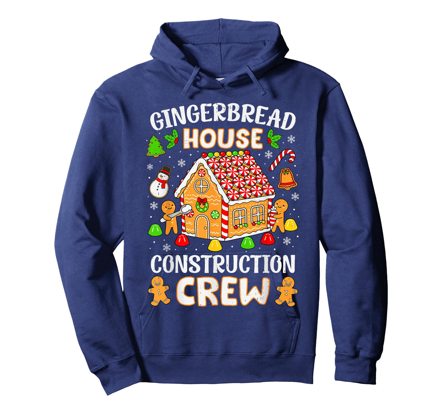 Gingerbread House Construction Crew Christmas Baking Holiday T-Shirt