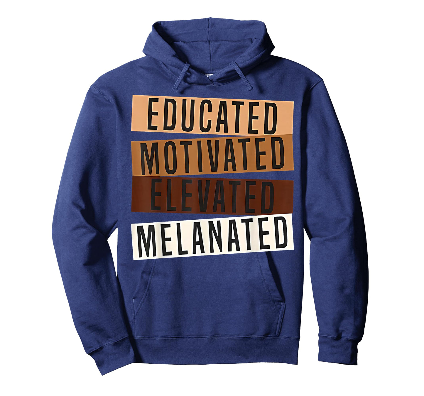 Educated Motivated Elevated Melanated Black Pride Melanin T-Shirt