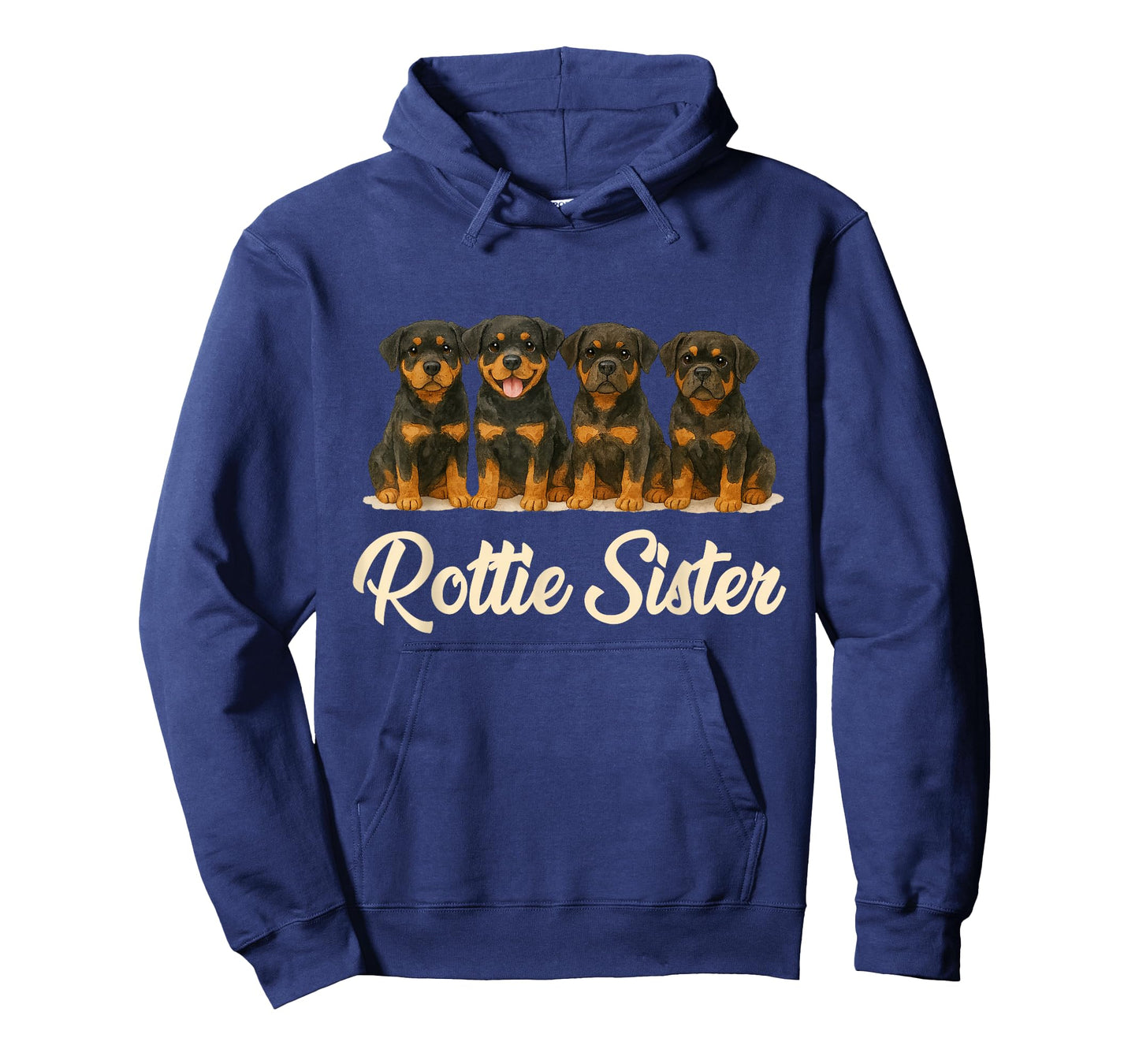 Rottie Sister Cute Dog Lover Funny Puppy Rottweiler Owner T-Shirt