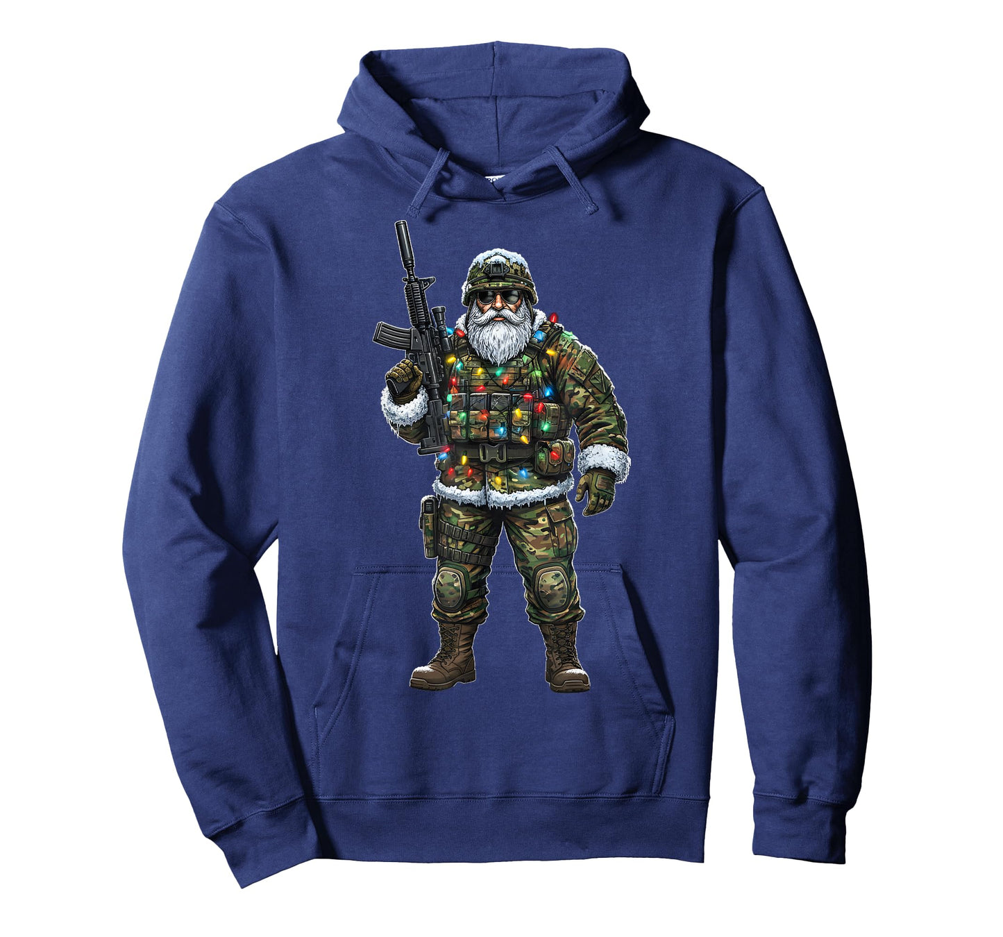 Soldier Santa Camouflage Christmas Military Hunter Patriotic T-Shirt
