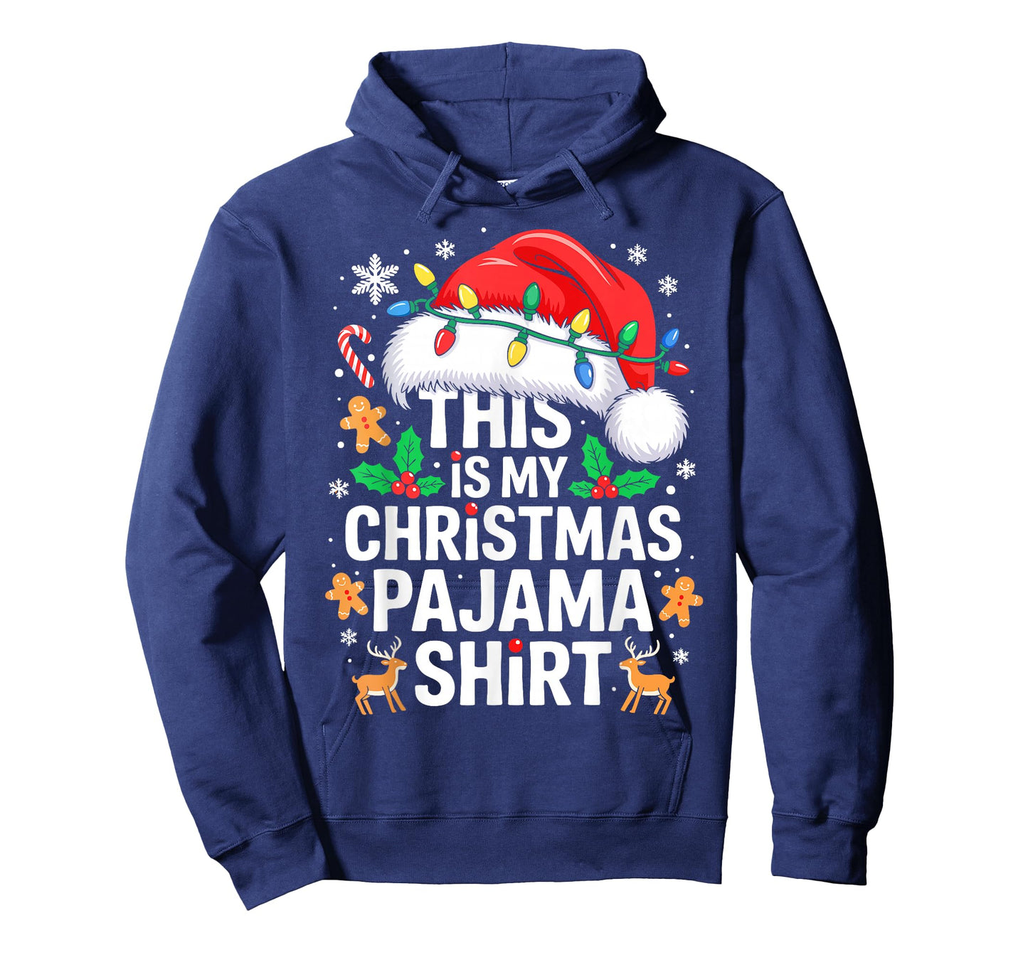 This is My Christmas Pajama Shirt Adult Xmas PJs Men Women T-Shirt