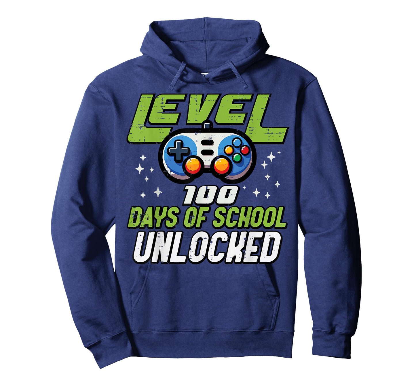 Level 100 Days of School Unlocked Gaming 100th Day Boys Kids T-Shirt