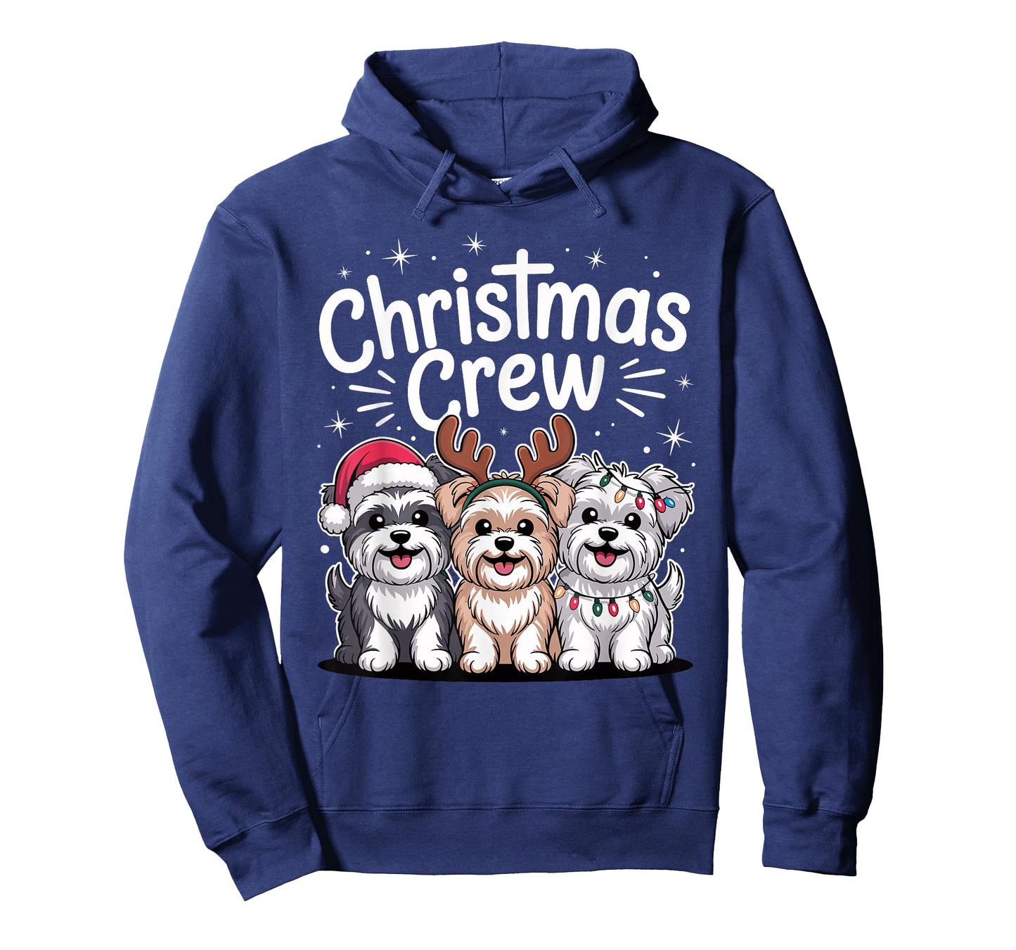 Christmas Crew Xmas Puppy Dog Breed Funny Christmas Morkie T-Shirt