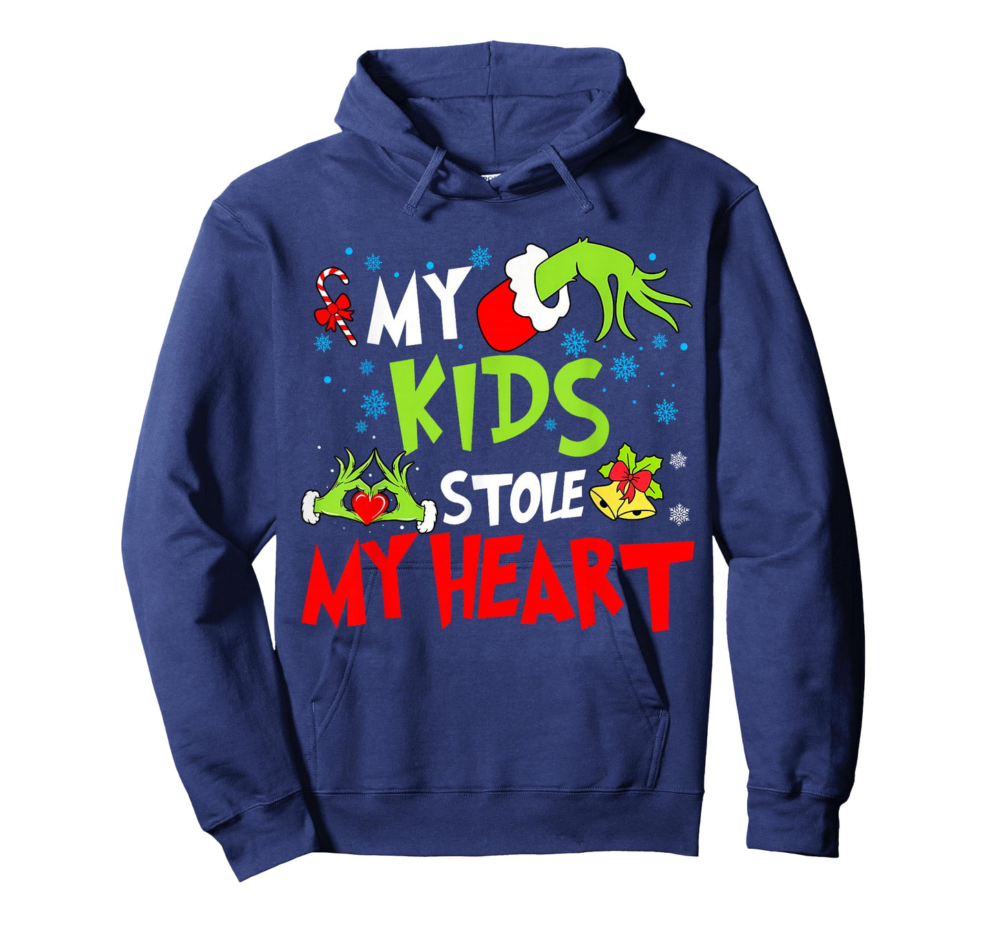 My Kids Stole Funny My Heart Matching Christmas Family T-Shirt