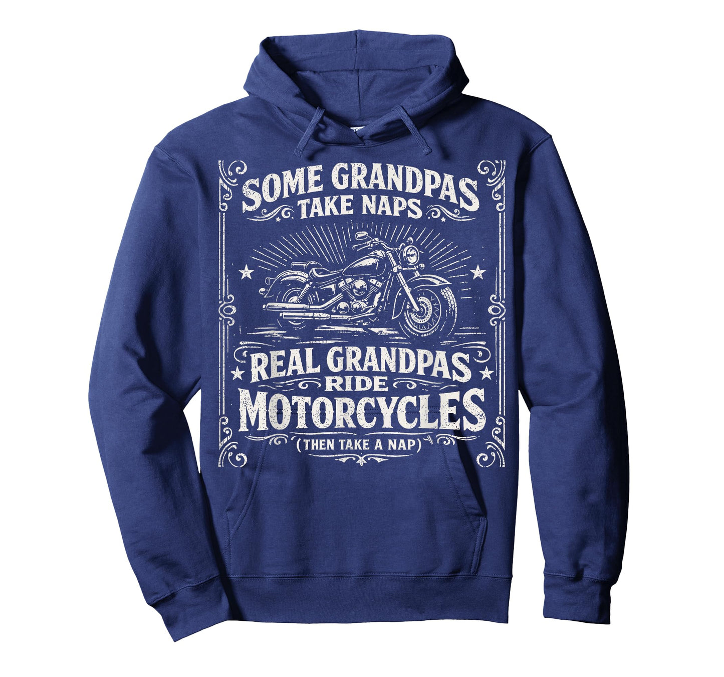 Some Grandpas Take Naps Real Grandpas Ride Motorcycles T-Shirt