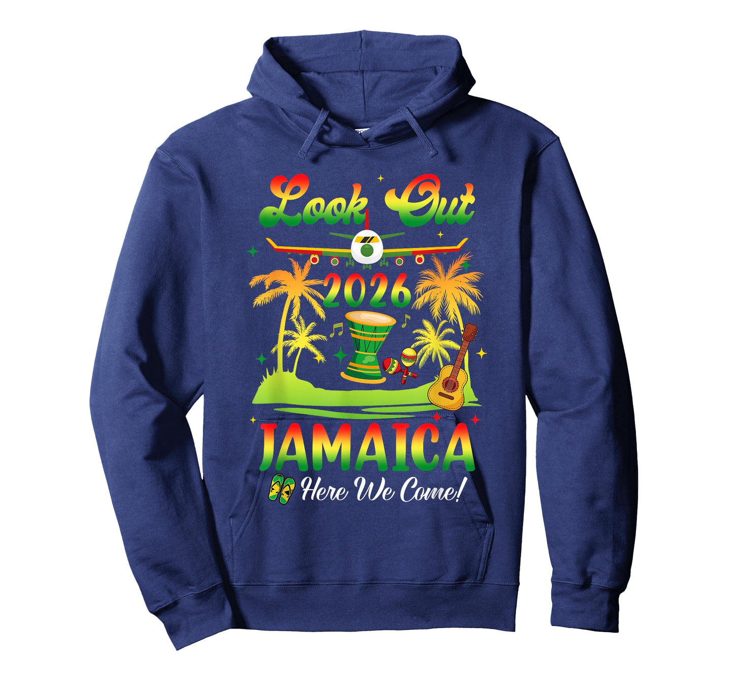 Jamaica Vacation 2026 Here We Come Matching Birthday T-Shirt