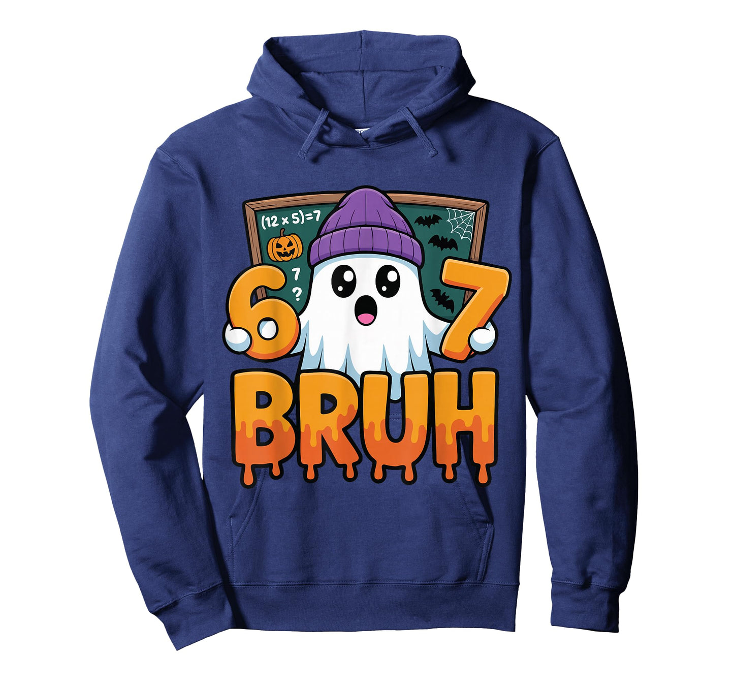 67 Teacher Ghost Six Seven Meme Math Equation Bruh Halloween T-Shirt
