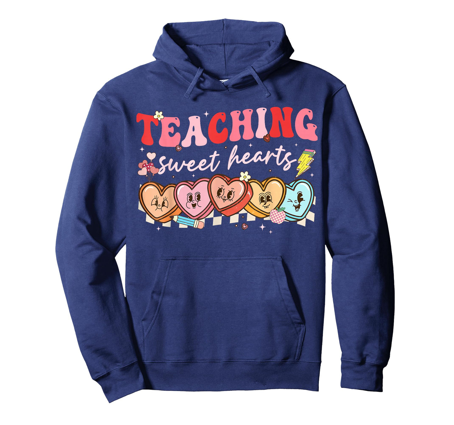 Valentine Teaching Sweet Hearts Teacher Men Women T-Shirt