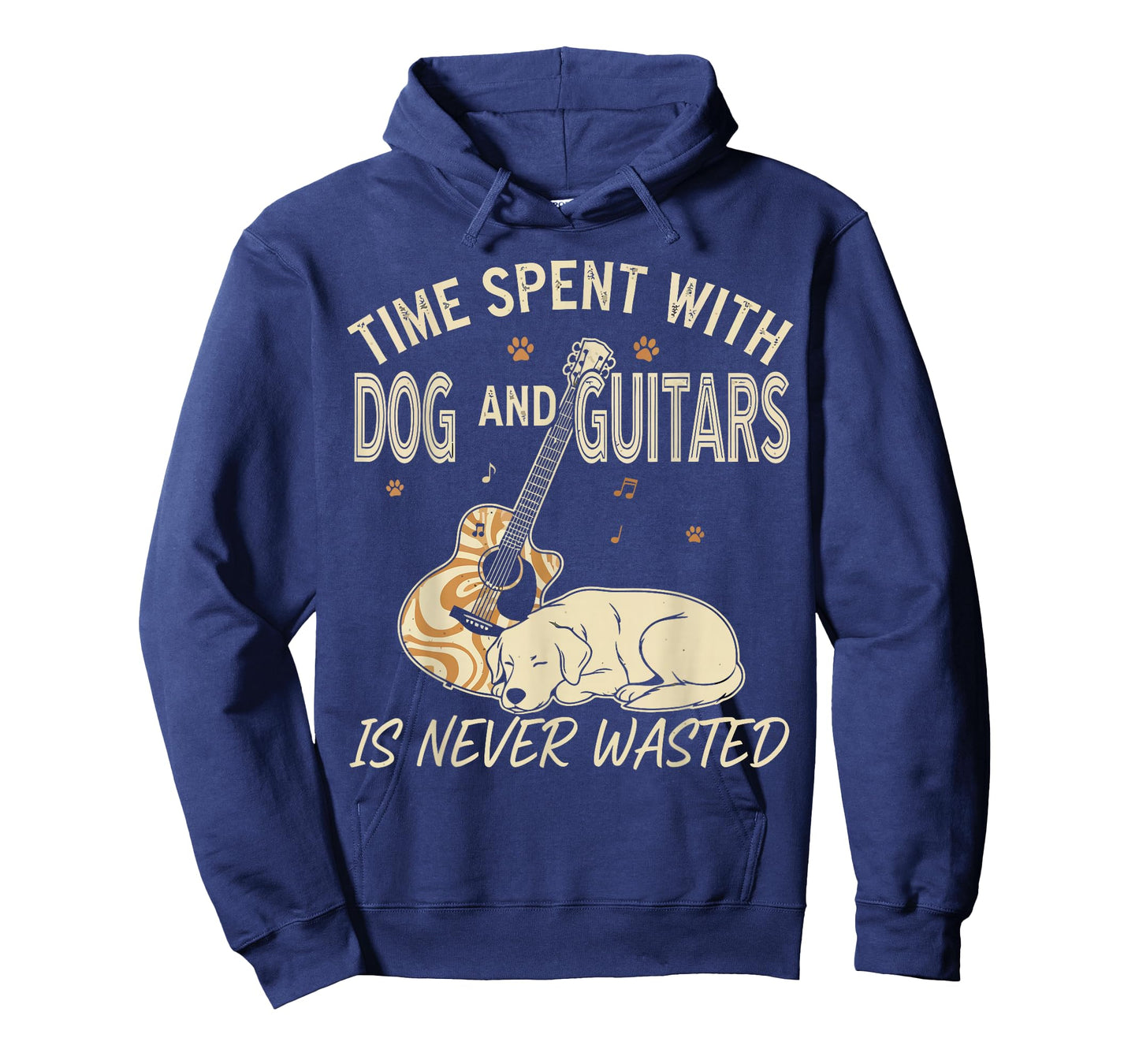 Time Spent with Dog and Guitars is Never Wasted T-Shirt