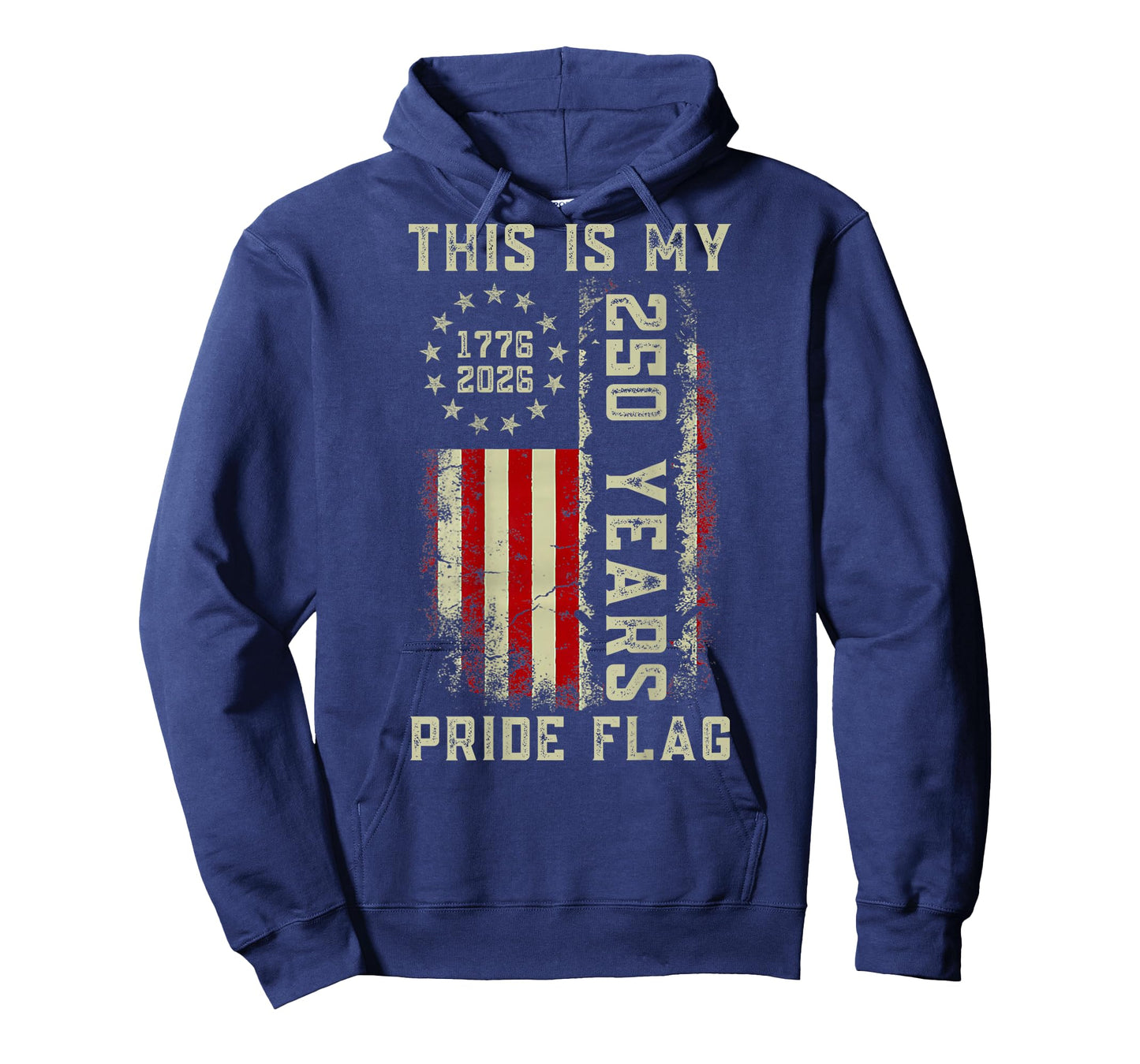 This is My Pride Flag 250 Years 1776-2026 250th Birthday USA T-Shirt