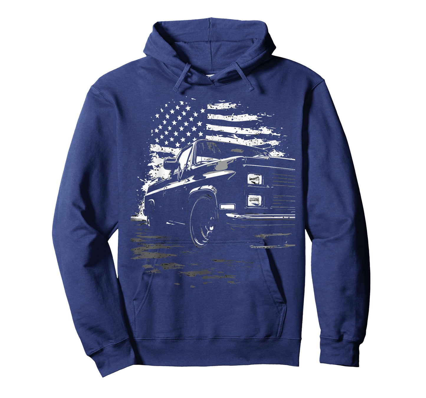 1980's Squarebody Truck Silhouette Patriotic USA C10 / K10 T-Shirt