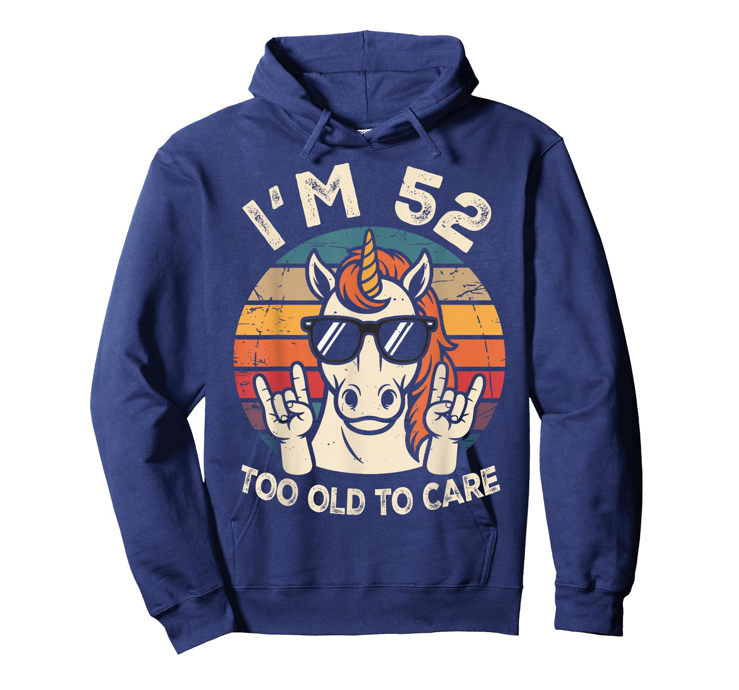 52 Birthday 52 Years Old 52nd Men Women Funny Unicorn T-Shirt