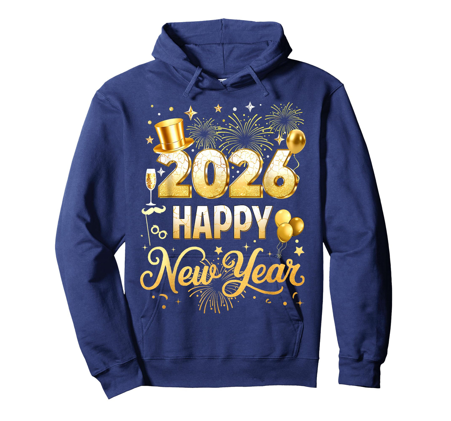 Happy New Year 2026 New Year Party Ballon Family Matching T-Shirt