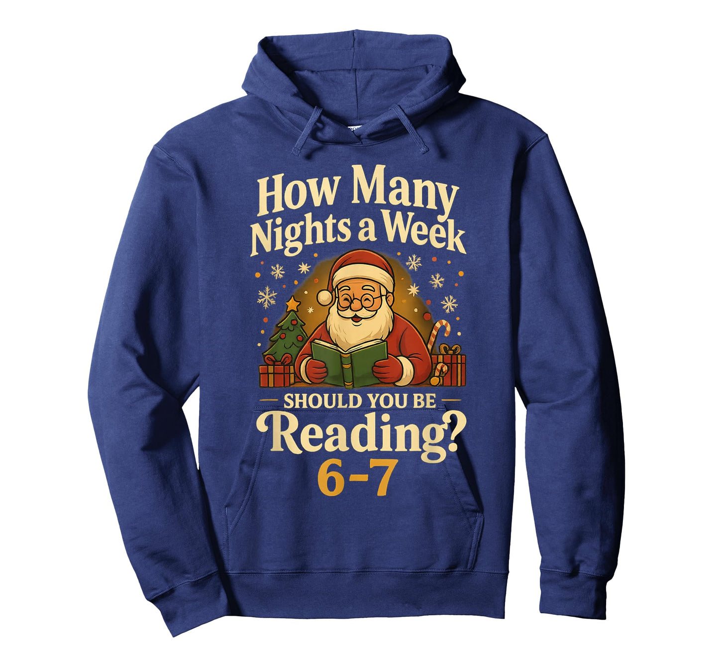 Funny Santa Reading 67 Meme Tee Christmas Teacher Book Lover T-Shirt