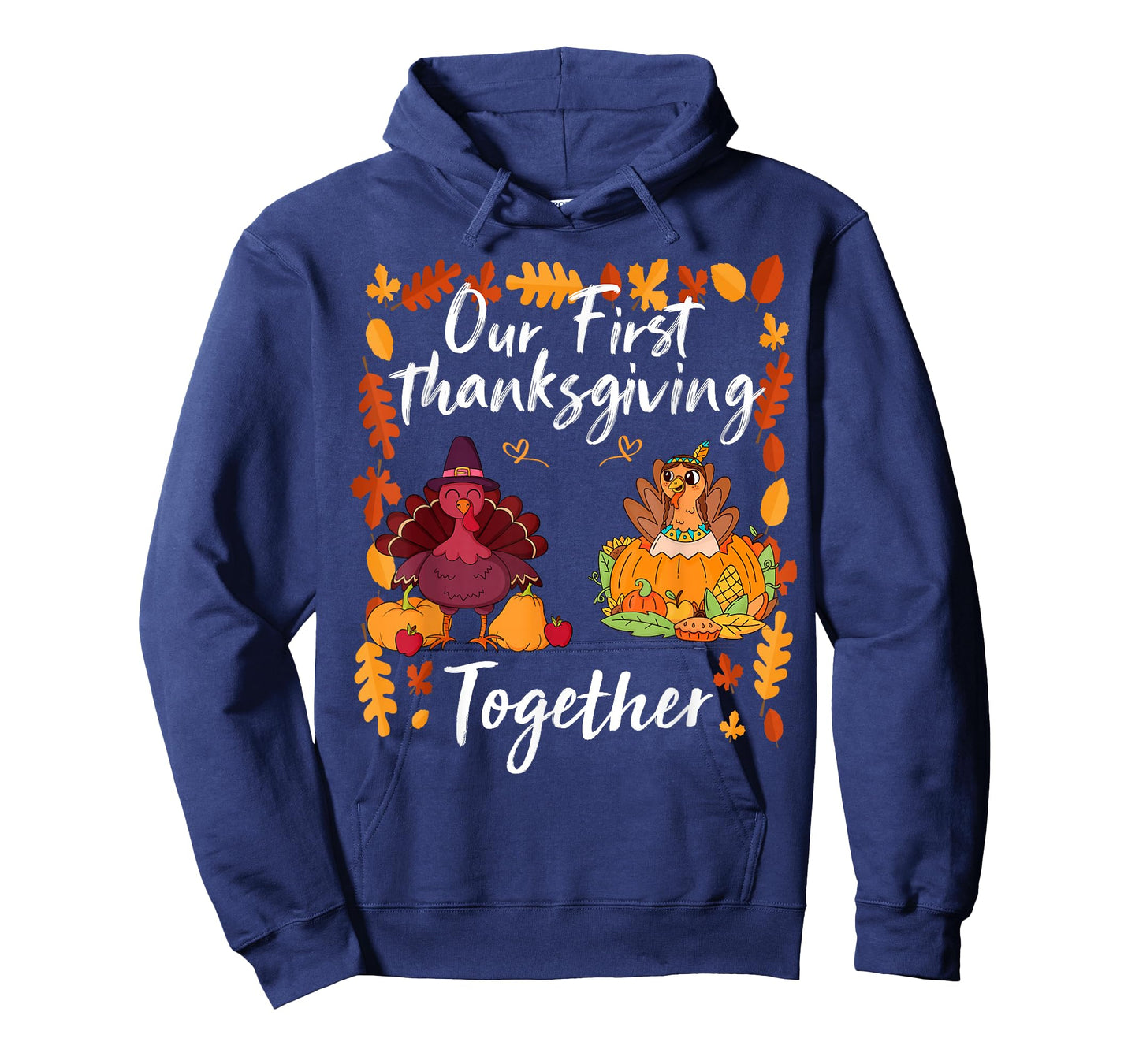 Our First Thanksgiving Together Matching Couple T-Shirt